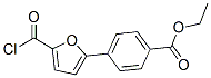 4-(5-氯羰基-2-呋喃基)苯甲酸乙酯結(jié)構(gòu)式_333435-04-4結(jié)構(gòu)式