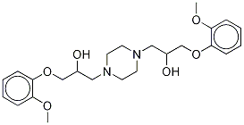 α,α’-bis[(2-methoxyphenoxy)methyl]-1,4-piperazinediethanol Structure,333749-57-8Structure