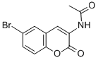 N-(6-bromo-2-oxo-2h-1-benzopyran-3-yl)acetamide Structure,33404-13-6Structure