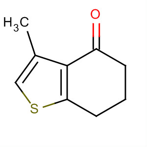 3-Methyl-4-oxo-4,5,6,7-tetrahydrobenzothiophene Structure,33449-56-8Structure