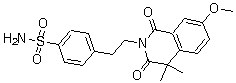 4-[2-(3,4-Dihydro-7-methoxy-4,4-dimethyl-1,3-dioxo-2(1h)-isoquinolinyl)ethyl]benzenesulfonamide Structure,33456-68-7Structure