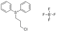 (3-Chloropropyl)diphenylsulfonium tetrafluoroborate Structure,33462-80-5Structure