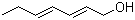 2,4-Heptadien-1-ol Structure,33467-79-7Structure