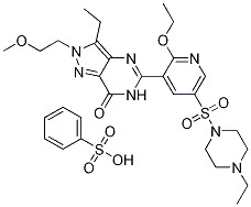 吉沙那非苯磺酸鹽結(jié)構(gòu)式_334827-98-4結(jié)構(gòu)式