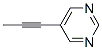 Pyrimidine, 5-(1-propynyl)- (9ci) Structure,335084-02-1Structure