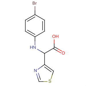 [2-(4-Bromo-phenylamino)-thiazol-4-yl]-acetic acid Structure,335398-78-2Structure