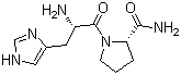 (2S)-1-[(2S)-2-氨基-3-(3H-咪唑-4-基)丙?；鵠吡咯烷-2-甲酰胺結(jié)構(gòu)式_33605-69-5結(jié)構(gòu)式