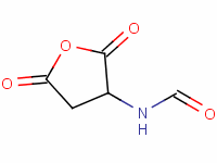 (S)-(-)-2-甲酰胺琥珀酸酐結(jié)構(gòu)式_33605-73-1結(jié)構(gòu)式