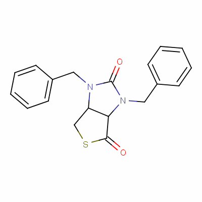 Cis-1,3-dibenzylhexahydro-1h-thieno[3,4-d]imidazole-2,4-dione Structure,33607-57-7Structure