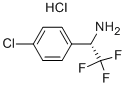 (S)-1-(4-氯苯基)-2,2,2-三氟乙胺鹽酸鹽結(jié)構(gòu)式_336105-42-1結(jié)構(gòu)式