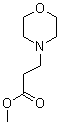 3-嗎啉丙酸甲酯結(jié)構(gòu)式_33611-43-7結(jié)構(gòu)式