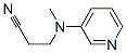 3-(3-Pyridylmethylamino)propionitrile Structure,33611-48-2Structure