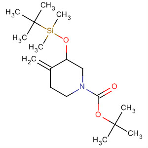 3-[Dimethyl(1,1-dimethylethyl)siloxy]-4-methylene-1-piperidinecarboxylic acid 1,1-dimethylethyl ester Structure,336182-45-7Structure