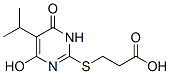 3-(4-Hydroxy-5-isopropyl-6-oxo-1,6-dihydro-pyrimidin-2-ylsulfanyl)-propionic acid Structure,337499-88-4Structure