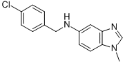 (4-Chloro-benzyl)-(1-methyl-1h-benzoimidazol-5-yl)-amine Structure,337925-64-1Structure