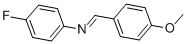 N-(4-Methoxybenzylidene)-4-fluoroaniline Structure,3381-48-4Structure