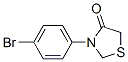 3-(4-Bromophenyl)-4-thiazolidinone Structure,338753-34-7Structure