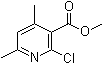 Methyl 2-chloro-4,6-dimethylnicotinate Structure,339151-88-1Structure