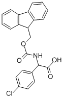 (4-Chloro-phenyl)-[(9h-fluoren-9-ylmethoxycarbonylamino)]-acetic acid Structure,339208-91-2Structure