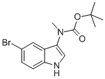 Tert-butyl (5-bromo-1h-indol-3-yl)methylcarbamate Structure,339282-64-3Structure