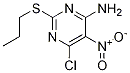 6-Chloro-5-nitro-2-(propylthio)-4-pyrimidinamine Structure,339286-30-5Structure