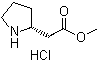 (R)-methyl 2-(pyrrolidin-2-yl)acetate hydrochloride Structure,340040-67-7Structure