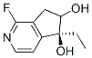 5H-cyclopenta[c]pyridine-5,6-diol ,5-ethyl-1-fluoro-6,7-dihydro-,(5s)-(9ci) Structure,340268-59-9Structure