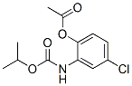 [2-(Acetyloxy)-5-chlorophenyl ]carbamic acid 1-methylethyl ester Structure,34061-88-6Structure