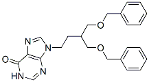 9-[4-(Benzyloxy)-3-[(benzyloxy)methyl ]butyl ]-1h-purin-6(9h)-one Structure,34075-72-4Structure