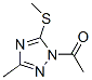 1H-1,2,4-triazole, 1-acetyl-3-methyl-5-(methylthio)- (9ci) Structure,340981-30-8Structure