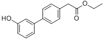 [1,1’-Bipenyl ]-4-acetic acid,3’-hydroxy-,ethyl ester Structure,341006-00-6Structure