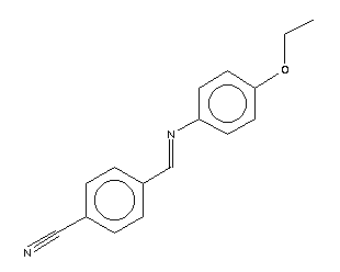 N-(p-cyanobenzylidene)-p-ethoxyaniline Structure,34128-02-4Structure