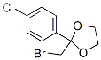 2-(Bromomethyl)-2-(4-chlorophenyl)-1,3-dioxolane Structure,3418-24-4Structure