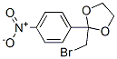 2-(Bromomethyl)-2-(4-nitrophenyl)-1,3-dioxolane Structure,3418-28-8Structure