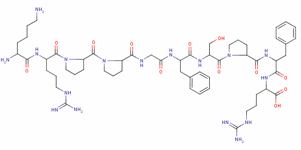 胰激肽結(jié)構(gòu)式_342-10-9結(jié)構(gòu)式