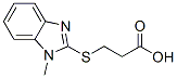 3-(1-Methyl-1H-benzoimidazol-2-ylsulfanyl)-propionic acid Structure,342013-63-2Structure