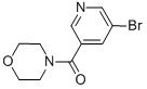 3-Bromo-5-(morpholinocarbonyl)pyridine Structure,342013-81-4Structure