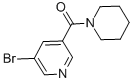 (5-Bromopyridin-3-yl)(piperidin-1-yl)methanone Structure,342013-82-5Structure