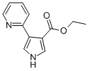 4-(2-Pyridinyl)-1h-pyrrole-3-carboxylic acid ethyl ester Structure,342025-71-2Structure