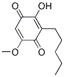 2-Hydroxy-5-methoxy-3-pentyl-p-benzoquinone Structure,34272-60-1Structure