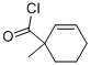 2-Cyclohexene-1-carbonyl chloride,1-methyl-(9ci) Structure,343269-60-3Structure