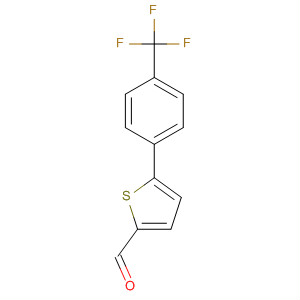 5-(4-Trifluoromethyl-phenyl)-thiophene-2-carbaldehyde Structure,343604-31-9Structure