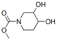 1-Piperidinecarboxylic acid,3,4-dihydroxy-,methyl ester Structure,343786-81-2Structure