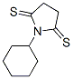 2,5-Pyrrolidinedithione,1-cyclohexyl- Structure,343791-74-2Structure