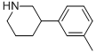 3-(3-Methylphenyl)piperidine Structure,343856-70-2Structure