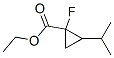 Cyclopropanecarboxylic acid,1-fluoro-2-(1-methylethyl)-,ethyl ester (9ci) Structure,343867-06-1Structure