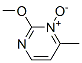 Pyrimidine, 2-methoxy-4-methyl-, 3-oxide (9ci) Structure,343929-22-6Structure