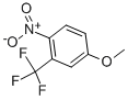 4-Methoxy-1-nitro-2-(trifluoromethyl)benzene Structure,344-39-8Structure