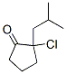 Cyclopentanone,2-chloro-2-(2-methylpropyl)- Structure,344294-20-8Structure