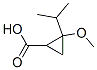 Cyclopropanecarboxylic acid,2-methoxy-2-(1-methylethyl)-(9ci) Structure,344294-24-2Structure